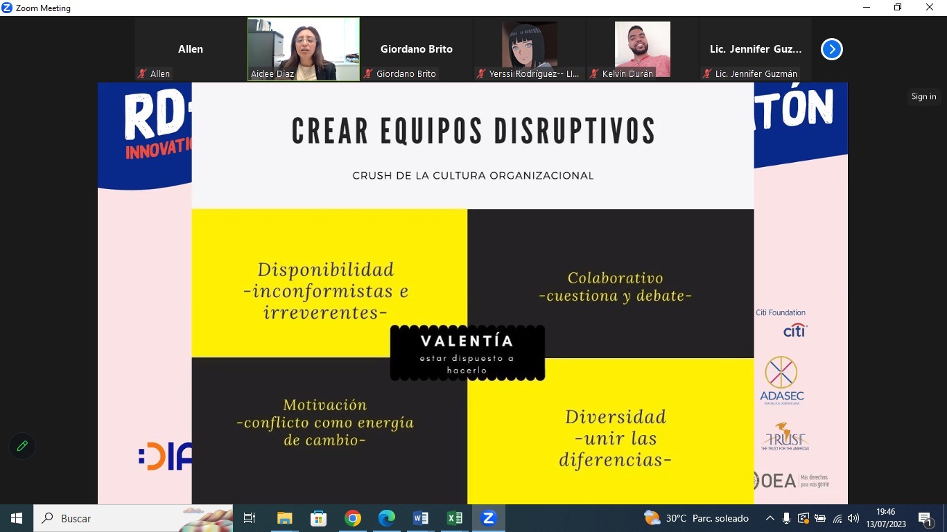El DIA Lab RD celebra el Ideatón virtual de Innovación y Emprendimiento en República Dominicana 