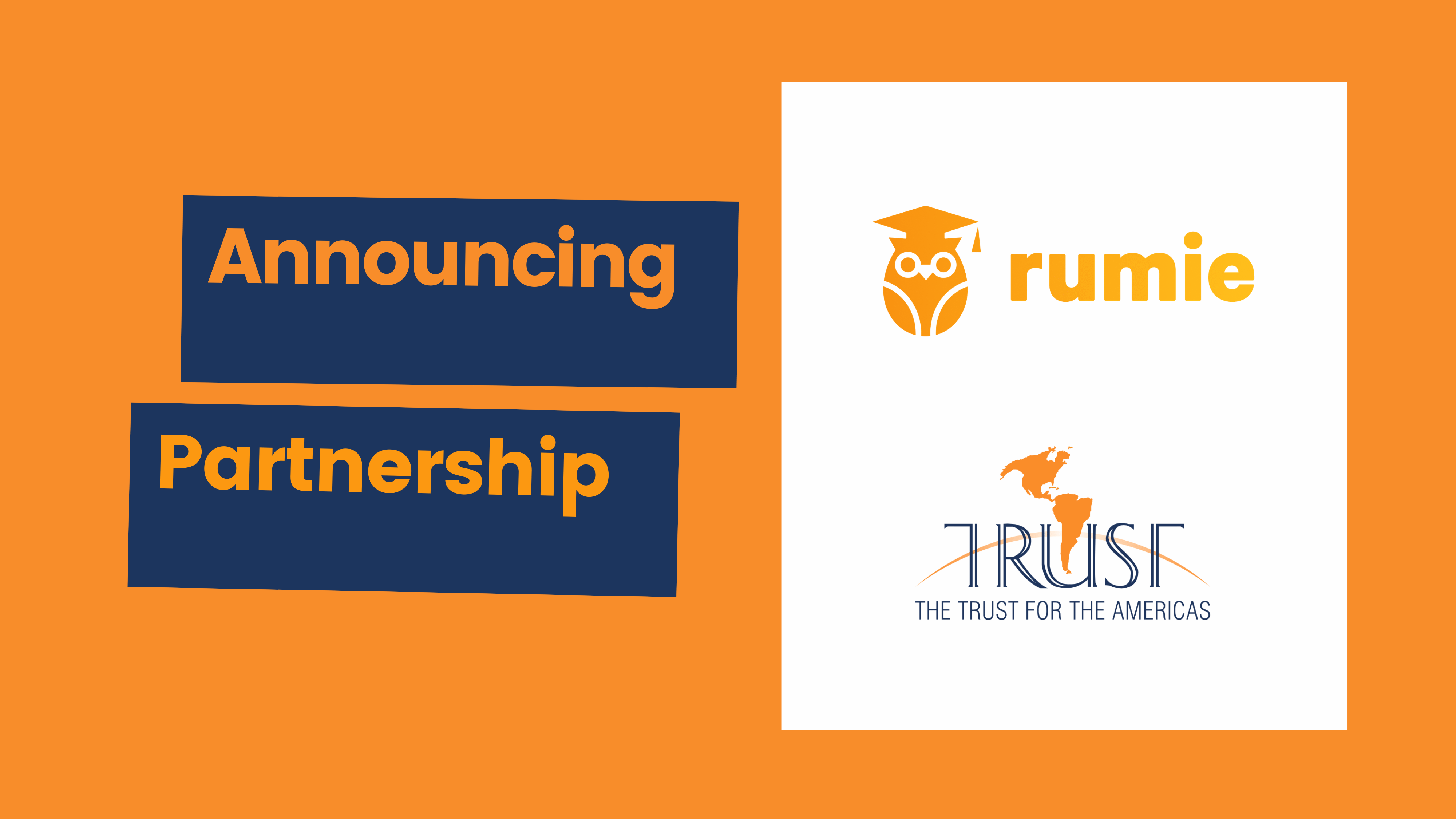 Rumie + Trust "So everyone can learn anywhere"
